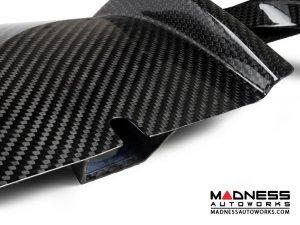 FIAT 500 Rear Diffuser - Carbon Fiber - Dual Exit - Lusso 